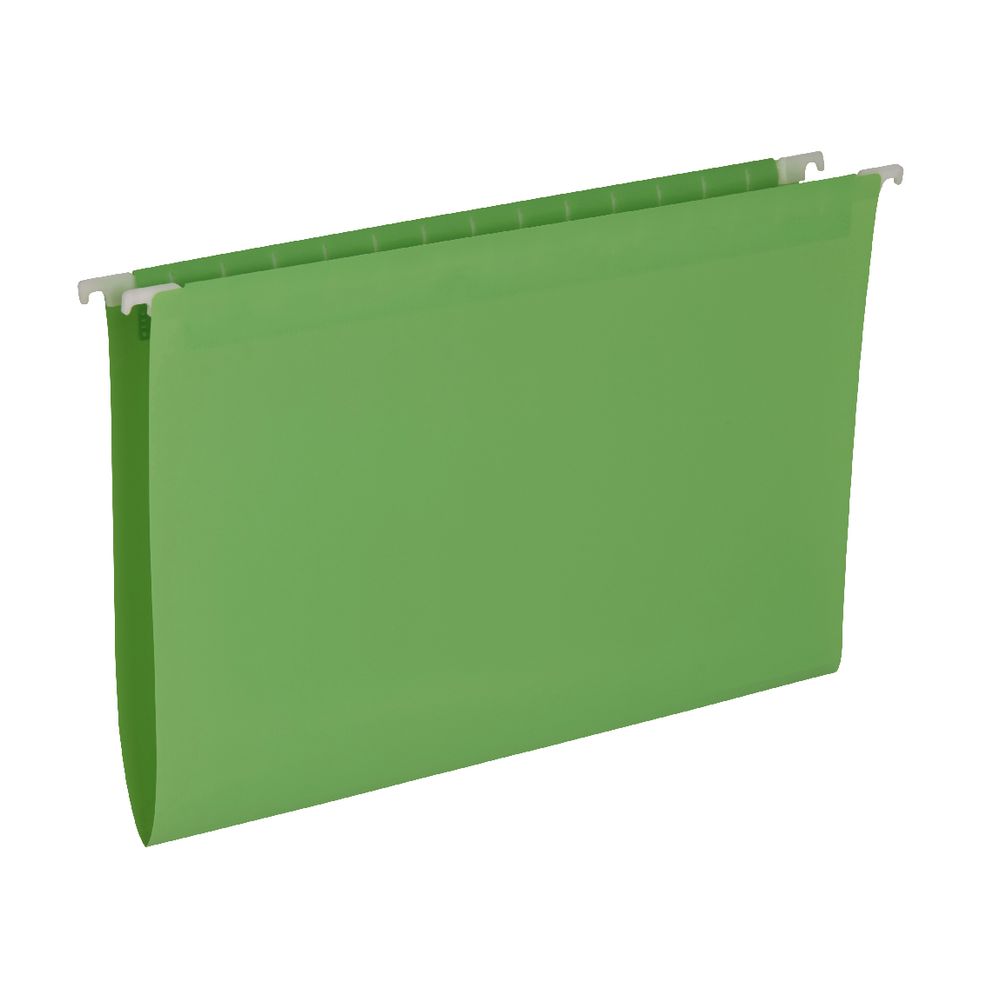 Aqua Drops Suspension File Foolscap Lime 5 Pack