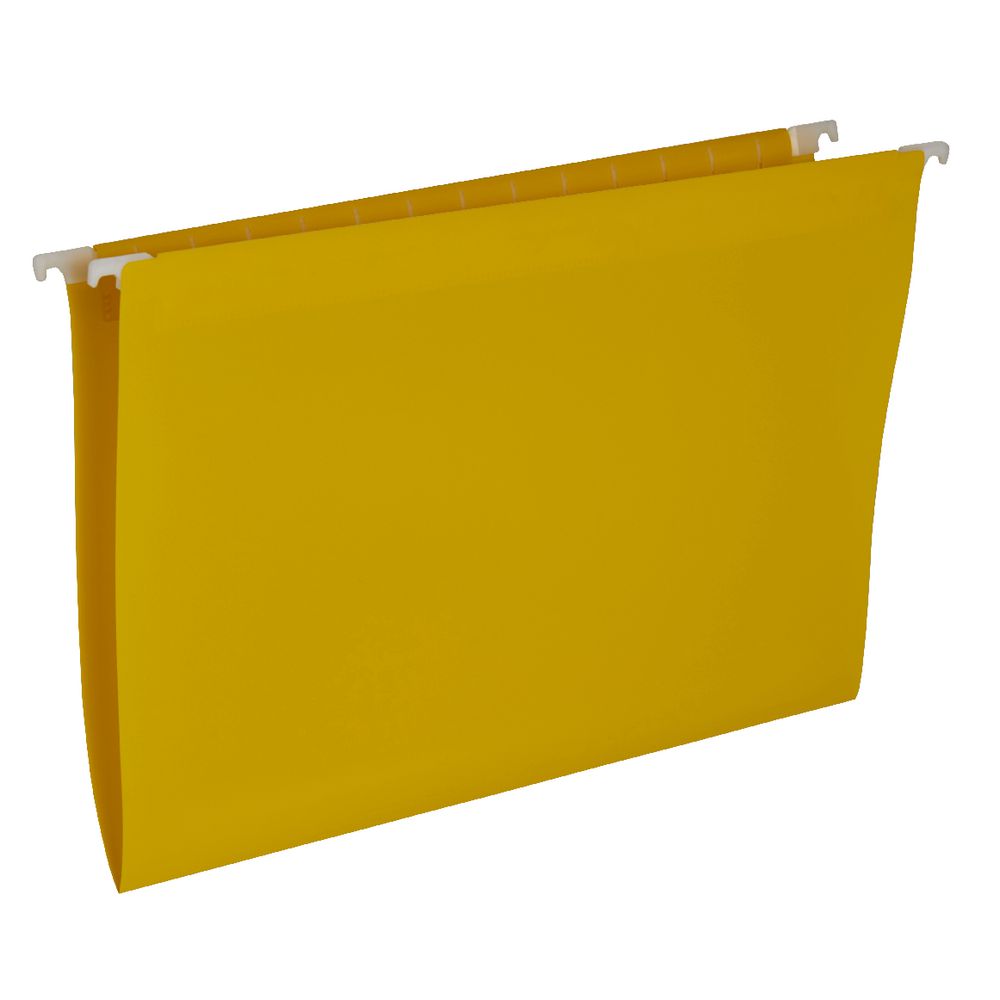 Aqua Drops Suspension File Foolscap Yellow 5 Pack