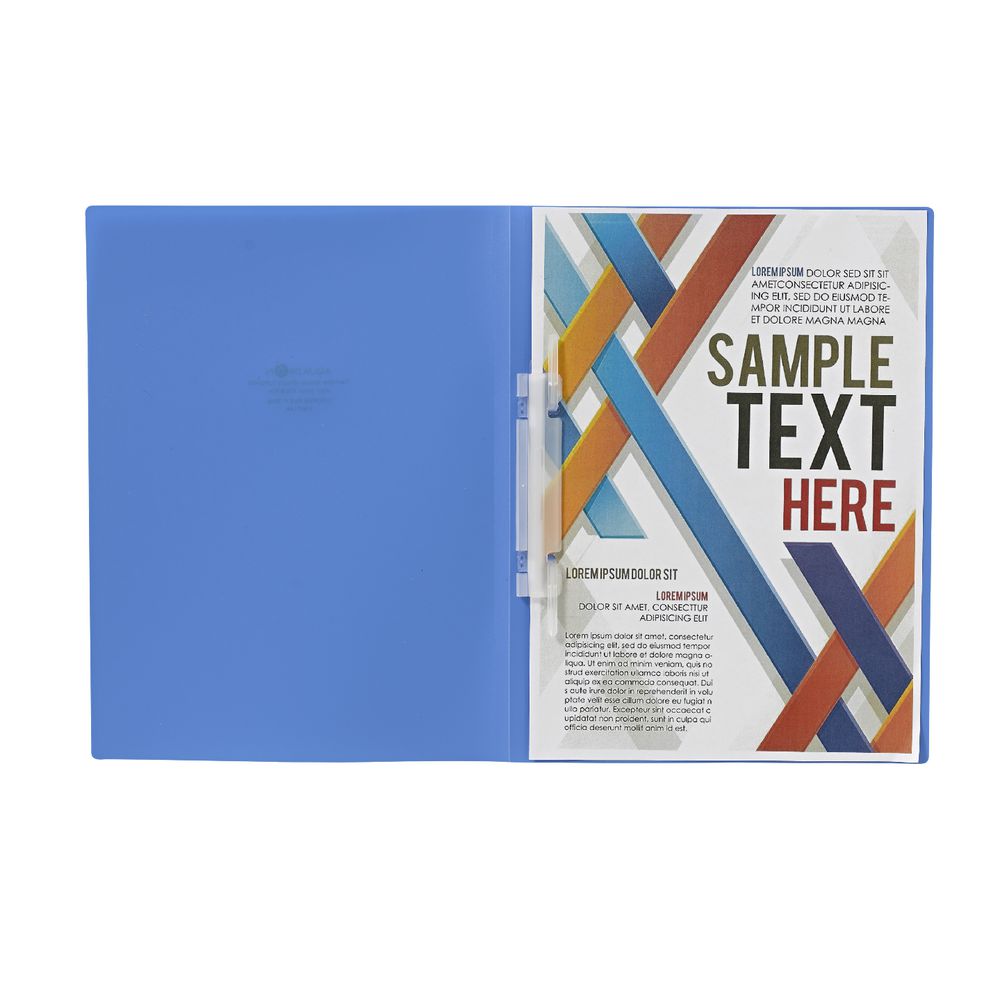 Aqua Drops Looper Flat File A4 Blue