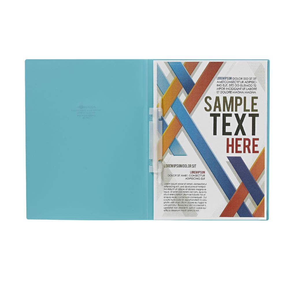 Aqua Drops Looper Flat File A4 Teal