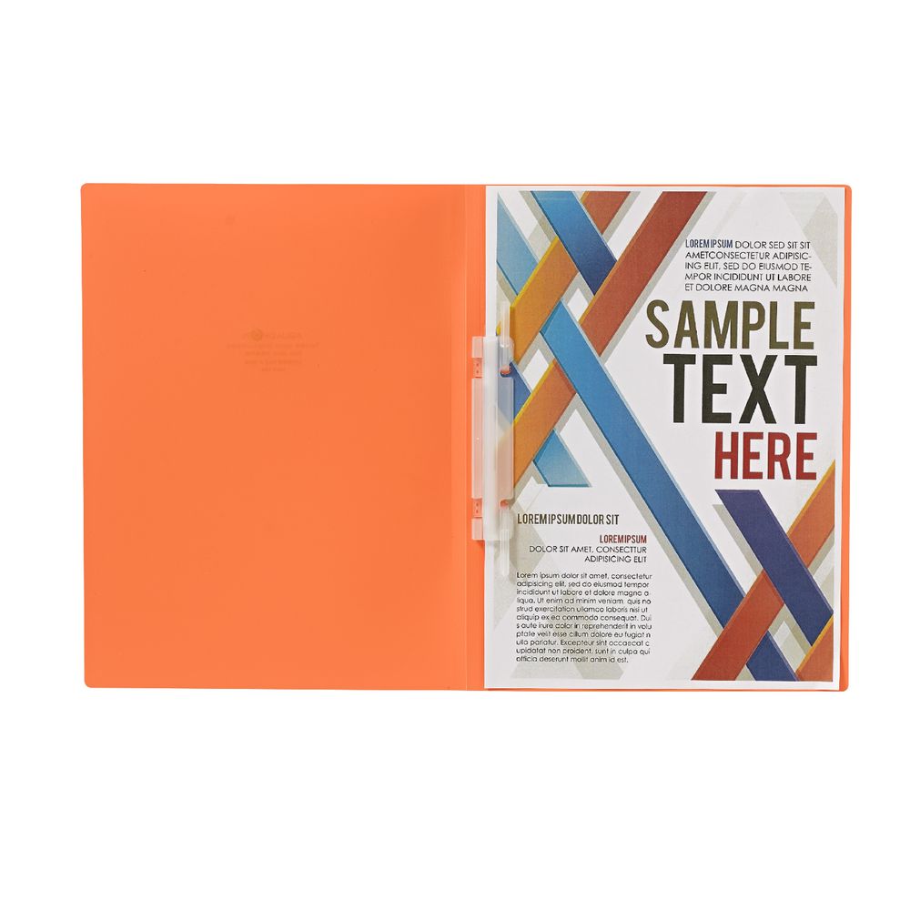 Aqua Drops Looper Flat File A4 Orange