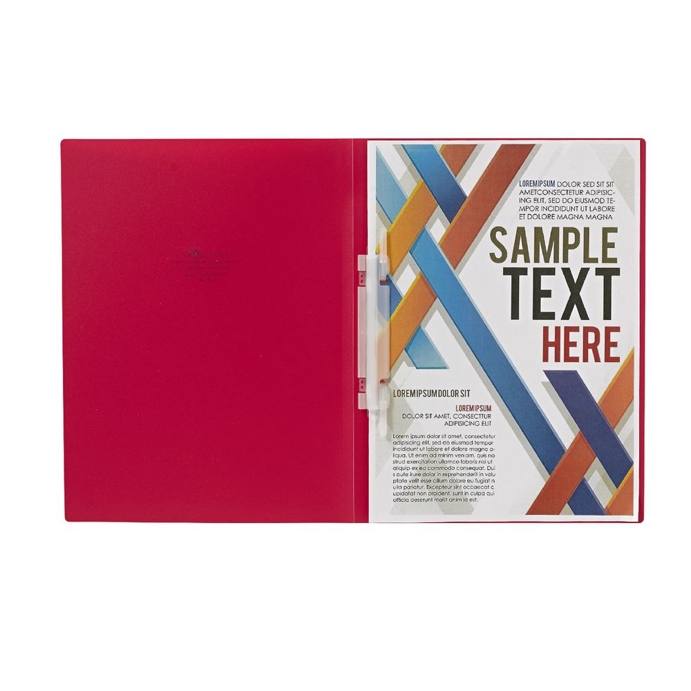 Aqua Drops Looper Flat File A4 Red