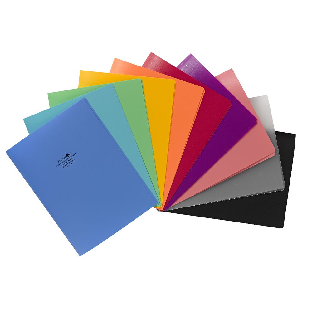 Aqua Drops Looper Flat File A4 Red