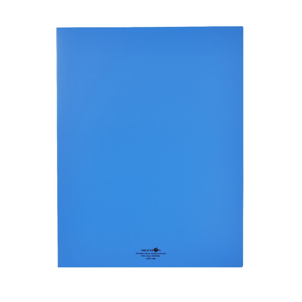 Aqua Drops Display Book A3 15 Pocket Refillable Blue