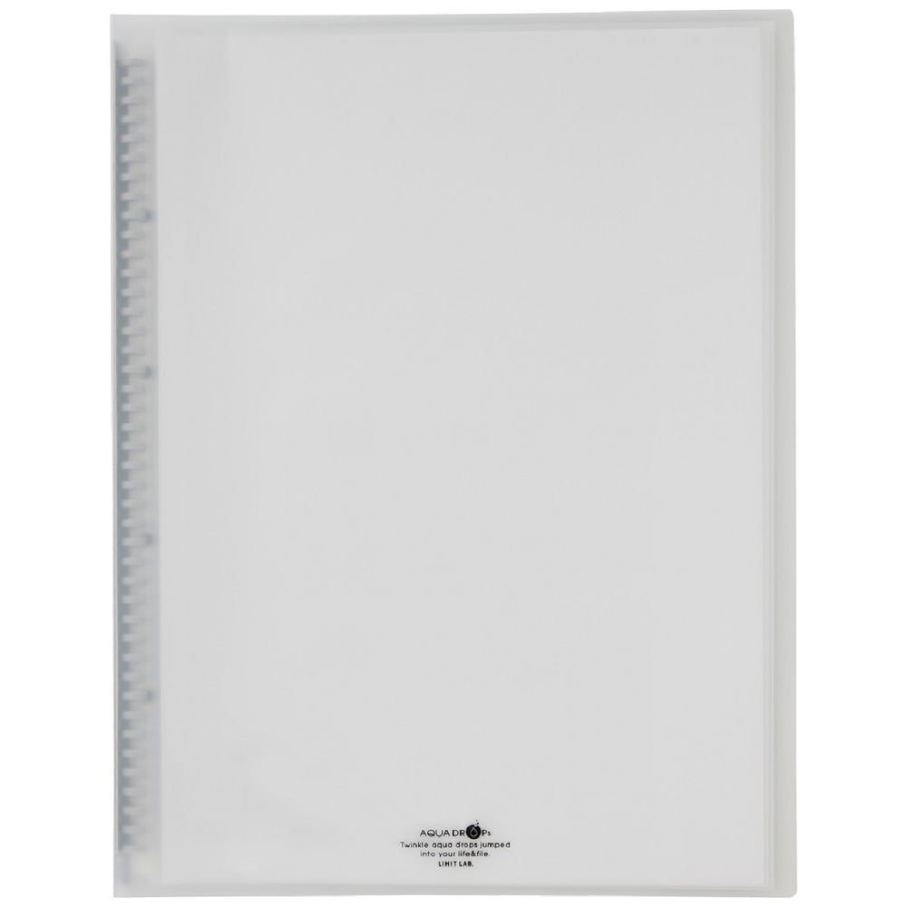 Aqua Drops Display Book A3 15 Pocket Refillable Clear