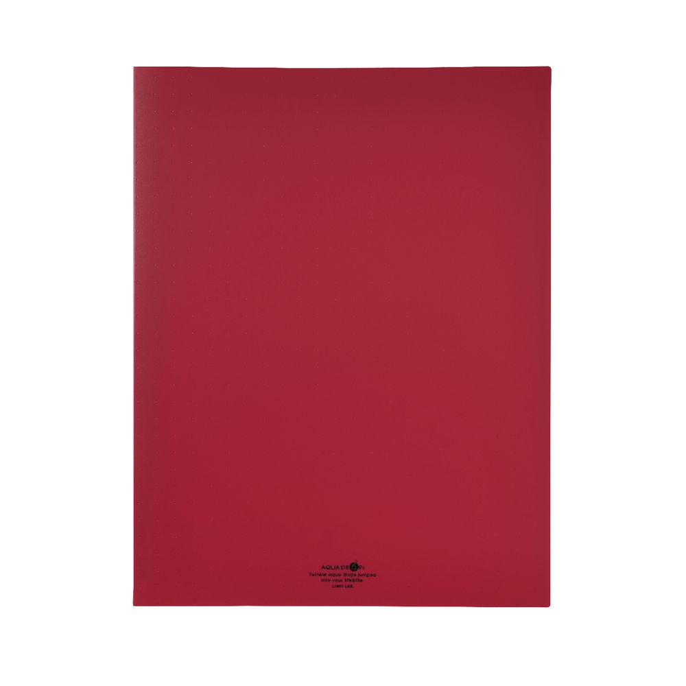 Aqua Drops Display Book A3 15 Pocket Refillable Red