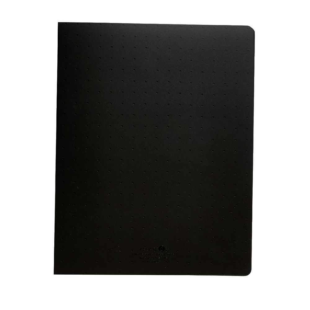 Aqua Drops A4 Punchless File Black