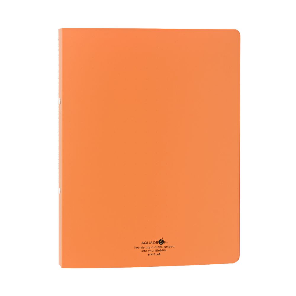 Aqua Drops Binder A4 2 O-Ring 18mm Twist Orange