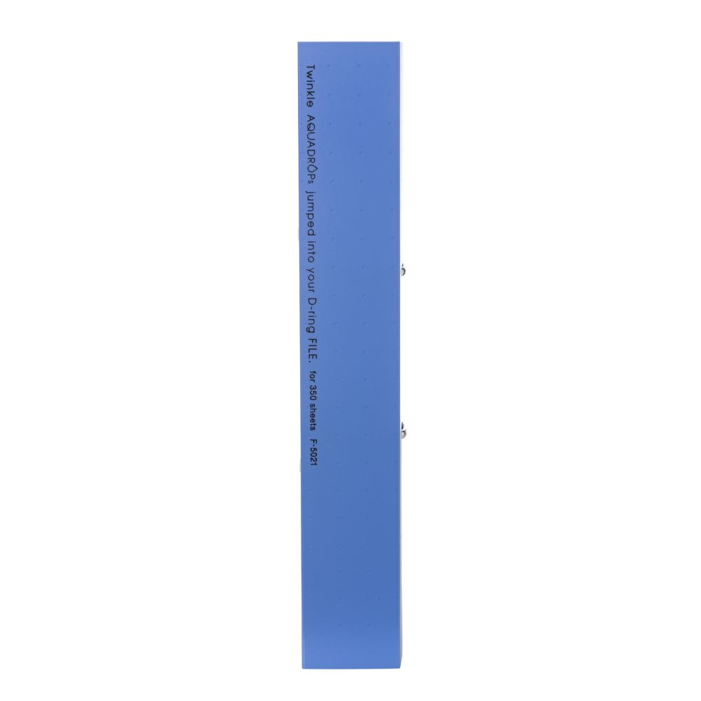 Aqua Drops Binder A4 2 O-Ring 38mm Twist Blue