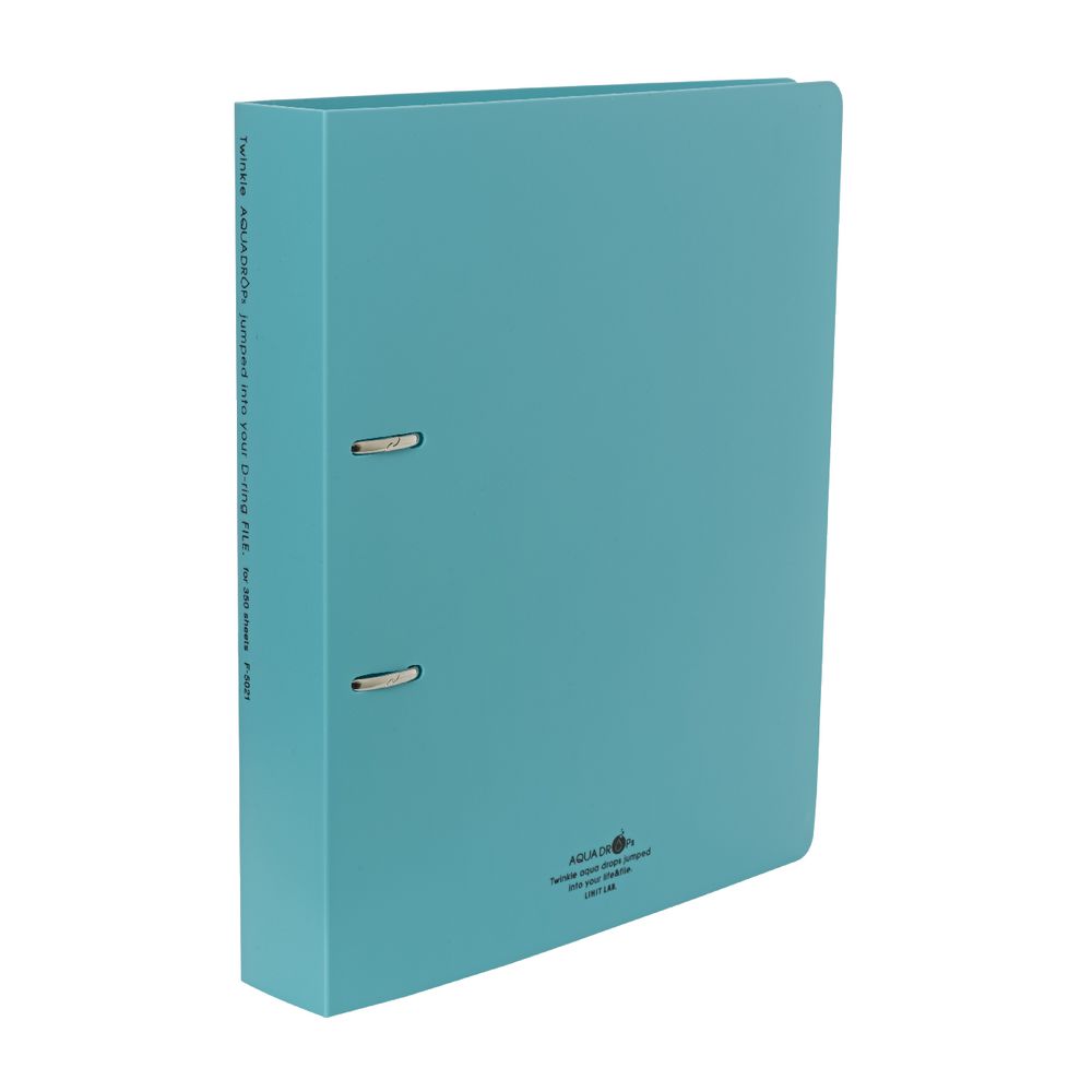 Aqua Drops Binder A4 2 O-Ring 38mm Twist Green