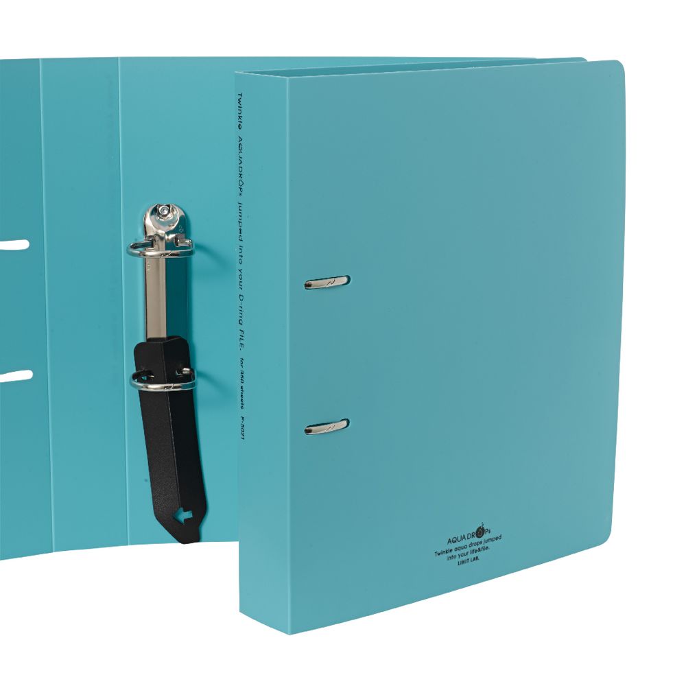 Aqua Drops Binder A4 2 O-Ring 38mm Twist Green