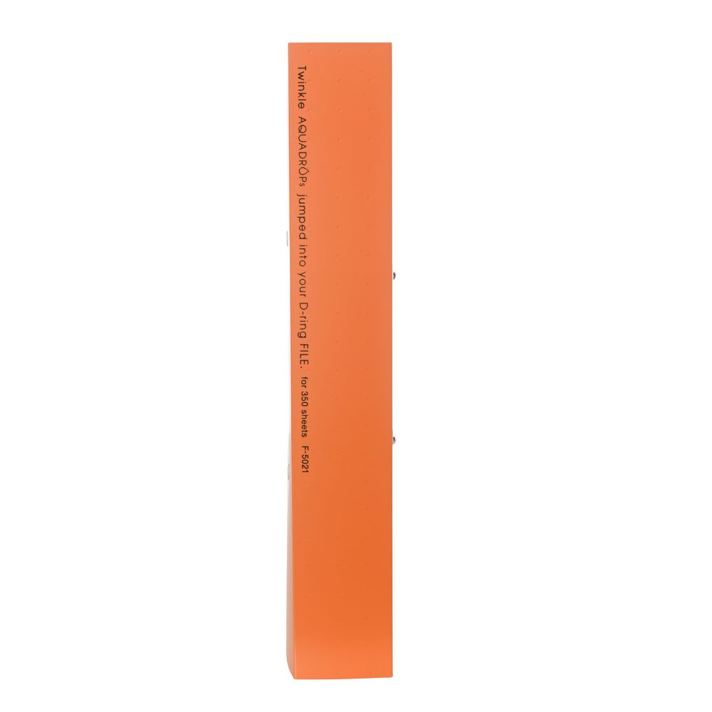 Aqua Drops Binder A4 2 O-Ring 38mm Twist Orange