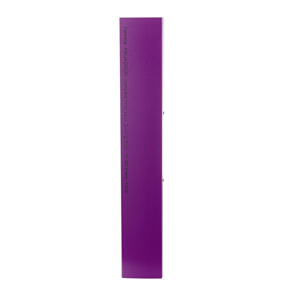 Aqua Drops Binder A4 2 O-Ring 38mm Twist Purple
