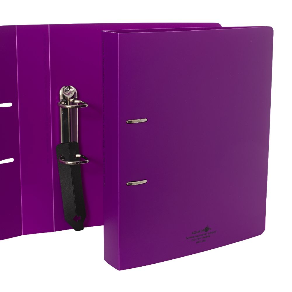 Aqua Drops Binder A4 2 O-Ring 38mm Twist Purple