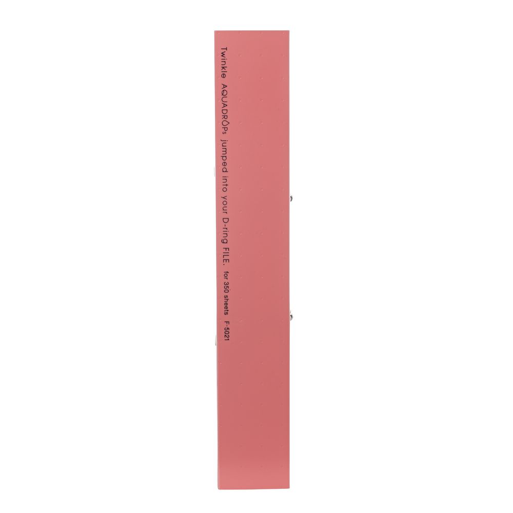 Aqua Drops Binder A4 2 O-Ring 38mm Twist Pink