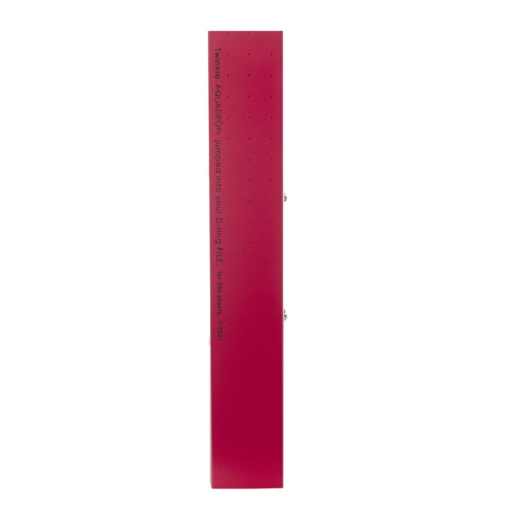 Aqua Drops Binder A4 2 O-Ring 38mm Twist Red