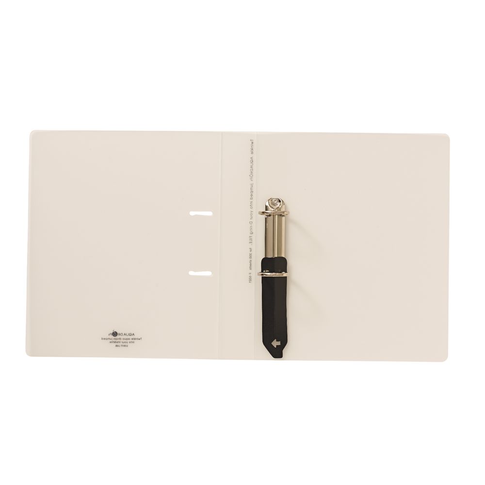 Aqua Drops Binder A4 2 O-Ring 38mm Twist White