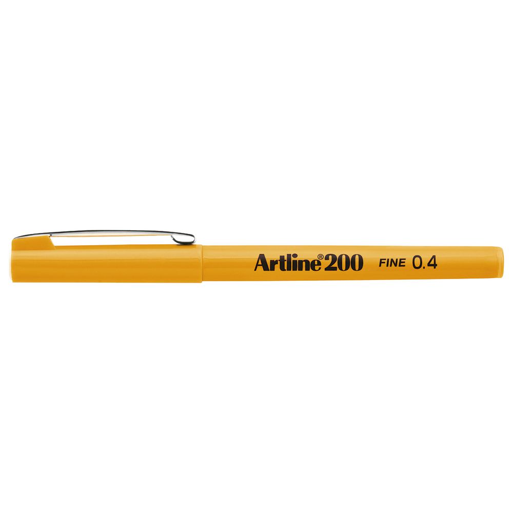 Artline 200 0.4mm Fineliner Yellow