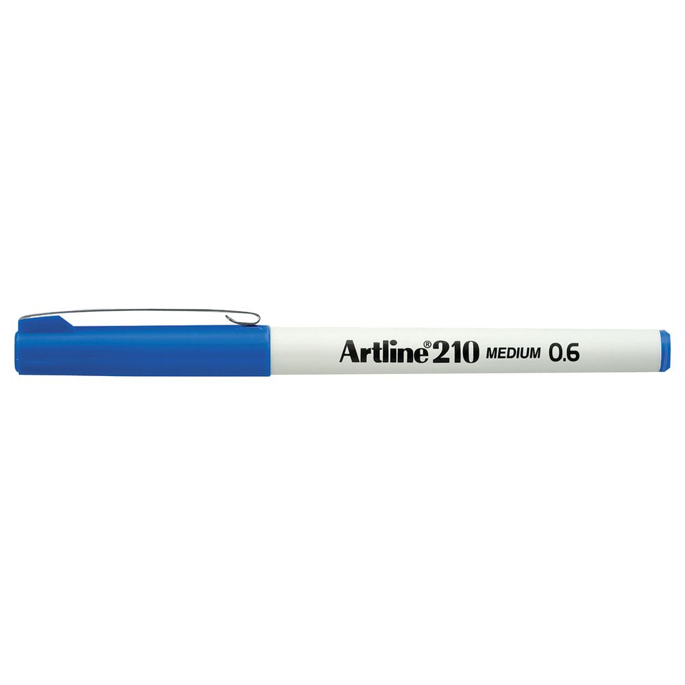 Artline 210 Fineliner Pen 0.6mm Blue