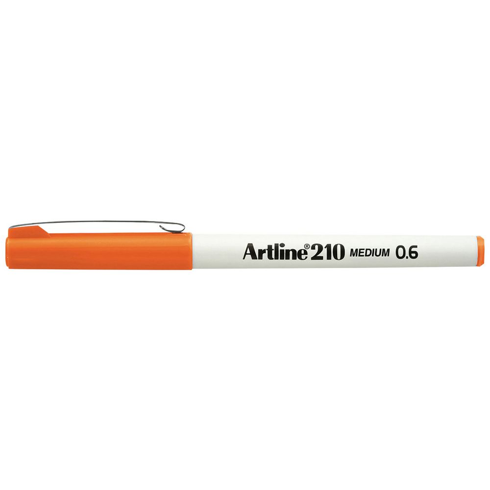 Artline 210 0.6mm Fineliner Orange