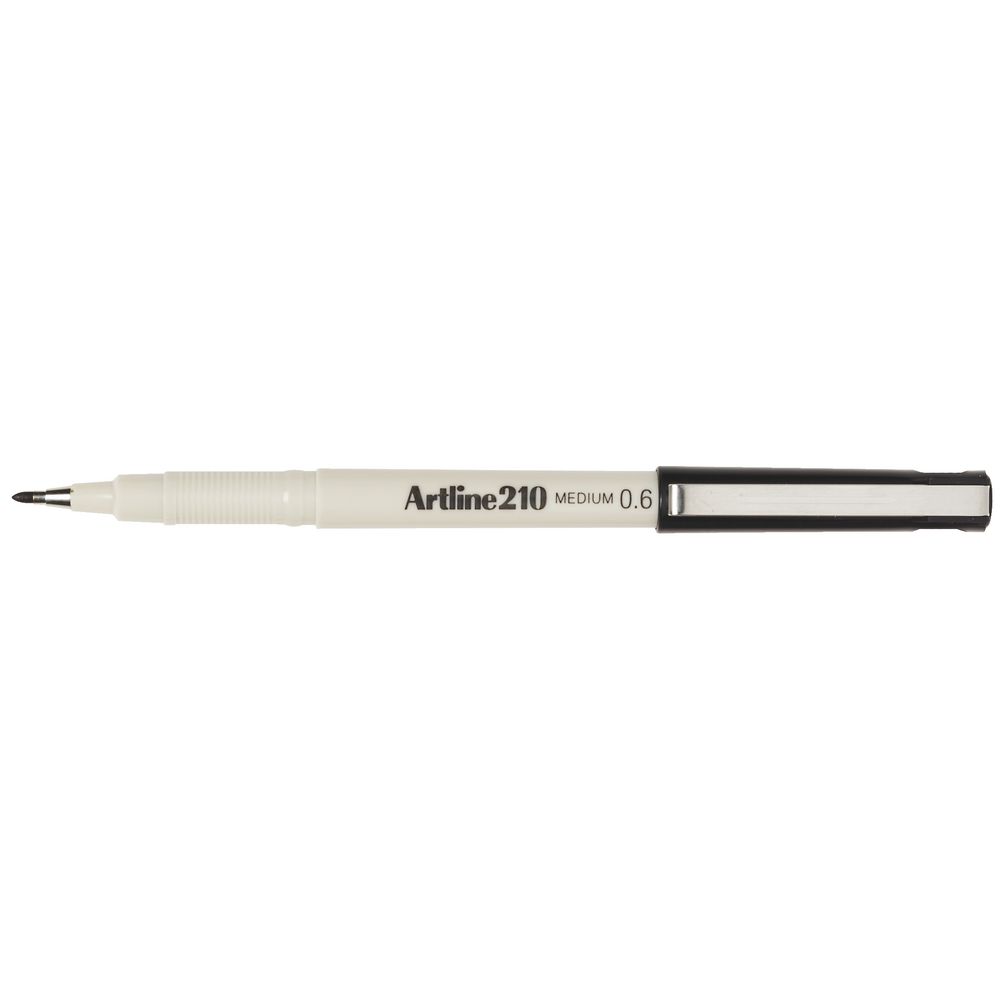 Artline 210 0.6mm Fineliner Black