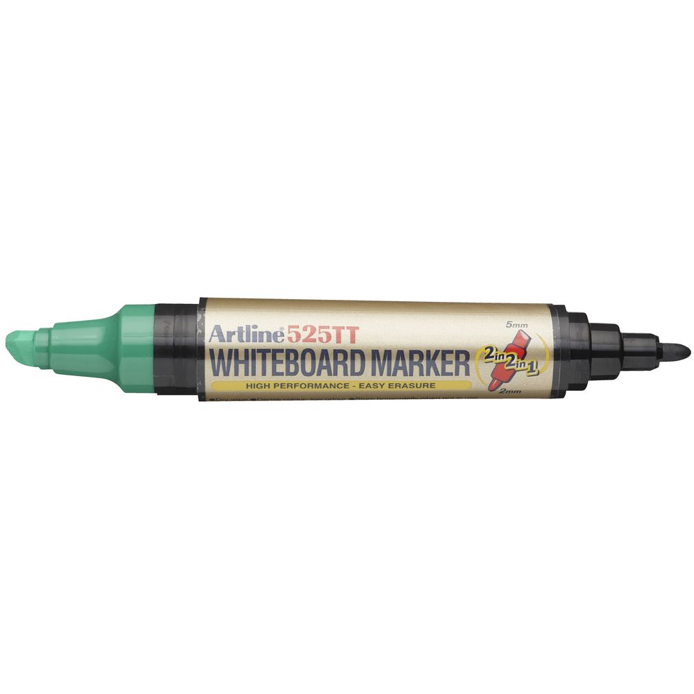 Artline 525TT Dual Nib Whiteboard Marker Assorted 3 Pack