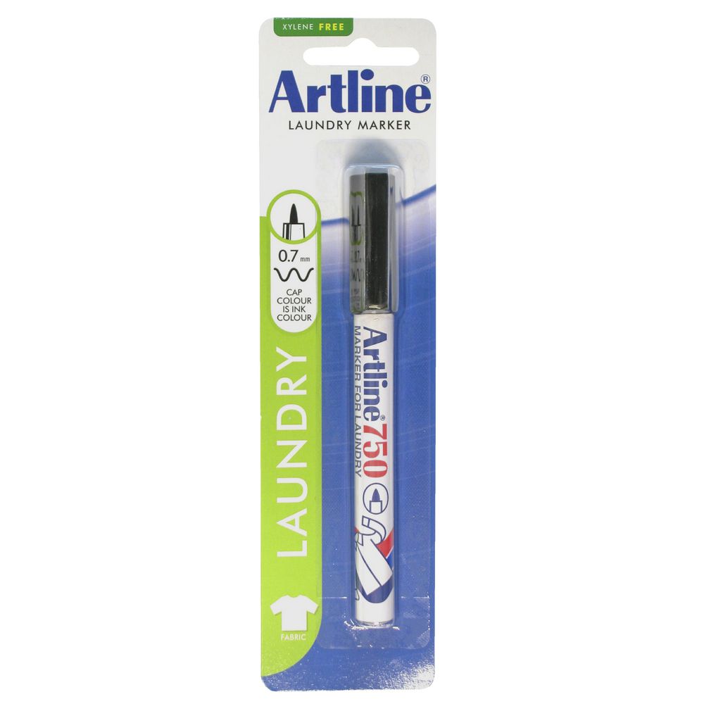 Artline 750 Laundry Marker Black