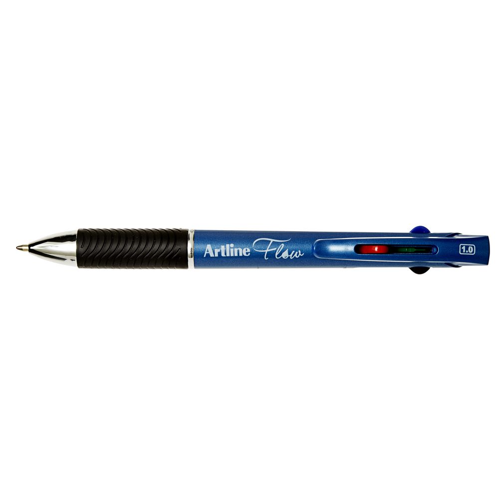 Artline Flow 4 Colour Retractable Ballpoint Pen