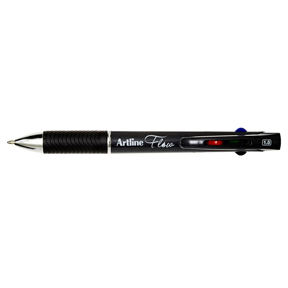 Artline Flow 4 Colour Retractable Ballpoint Pen