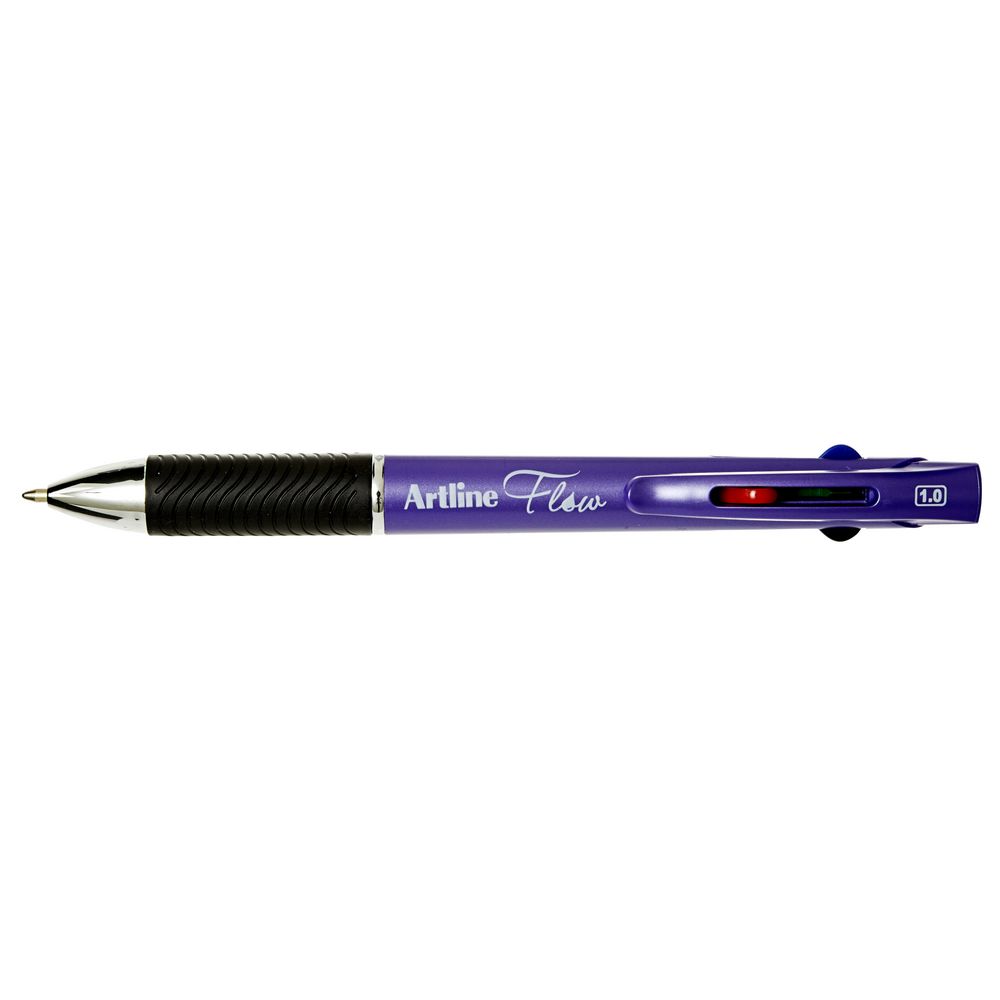 Artline Flow 4 Colour Retractable Ballpoint Pen