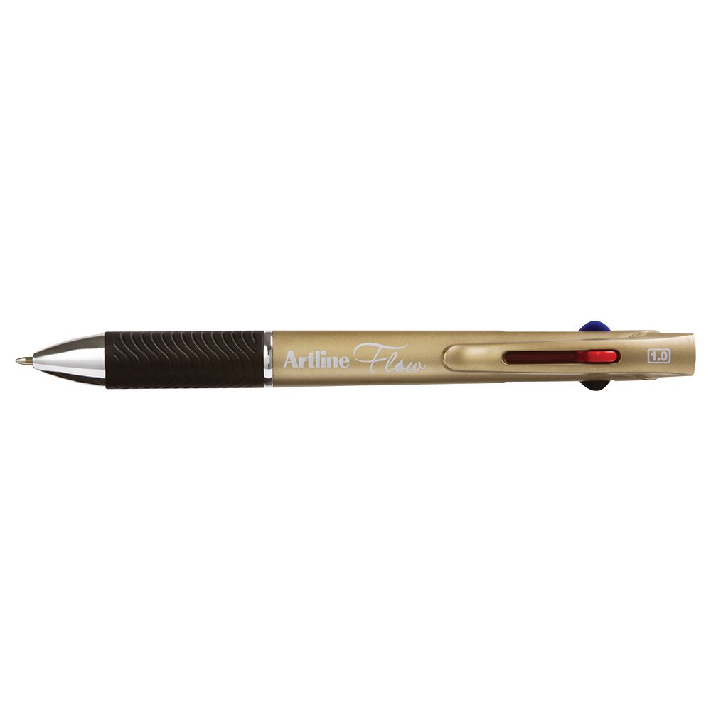 Artline Flow 4 Colour Retractable Ballpoint Pen