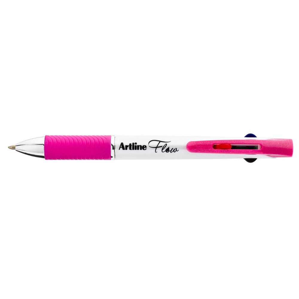 Artline Flow 4 Colour Retractable Ballpoint Pen Limited Ed.