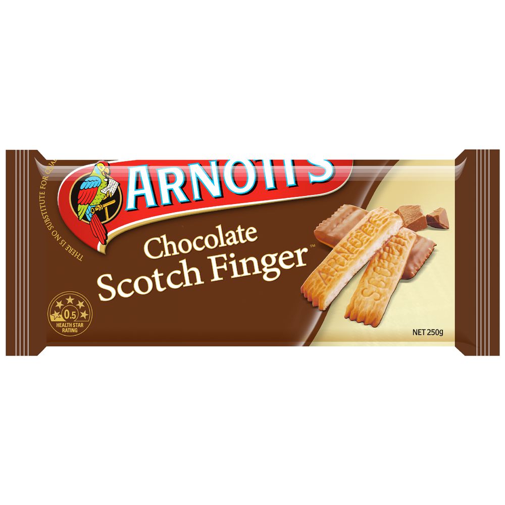 Arnott's Chocolate Scotch Finger Pack 250g