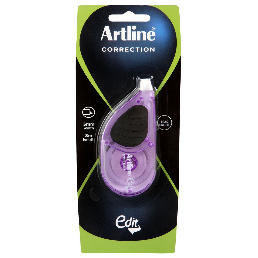 Artline Edit Maxi Correction Tape 5mm x 8m Purple