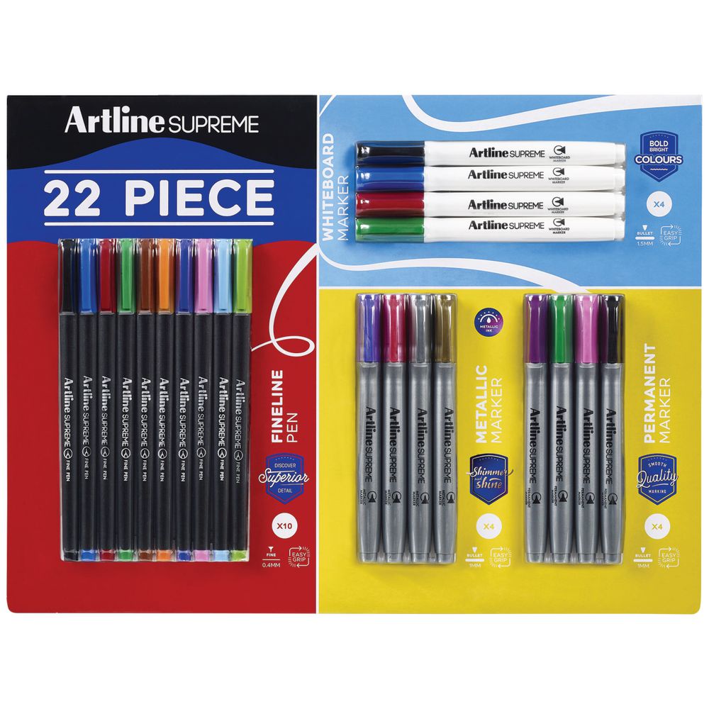 Artline Supreme 22 Piece Value Pack
