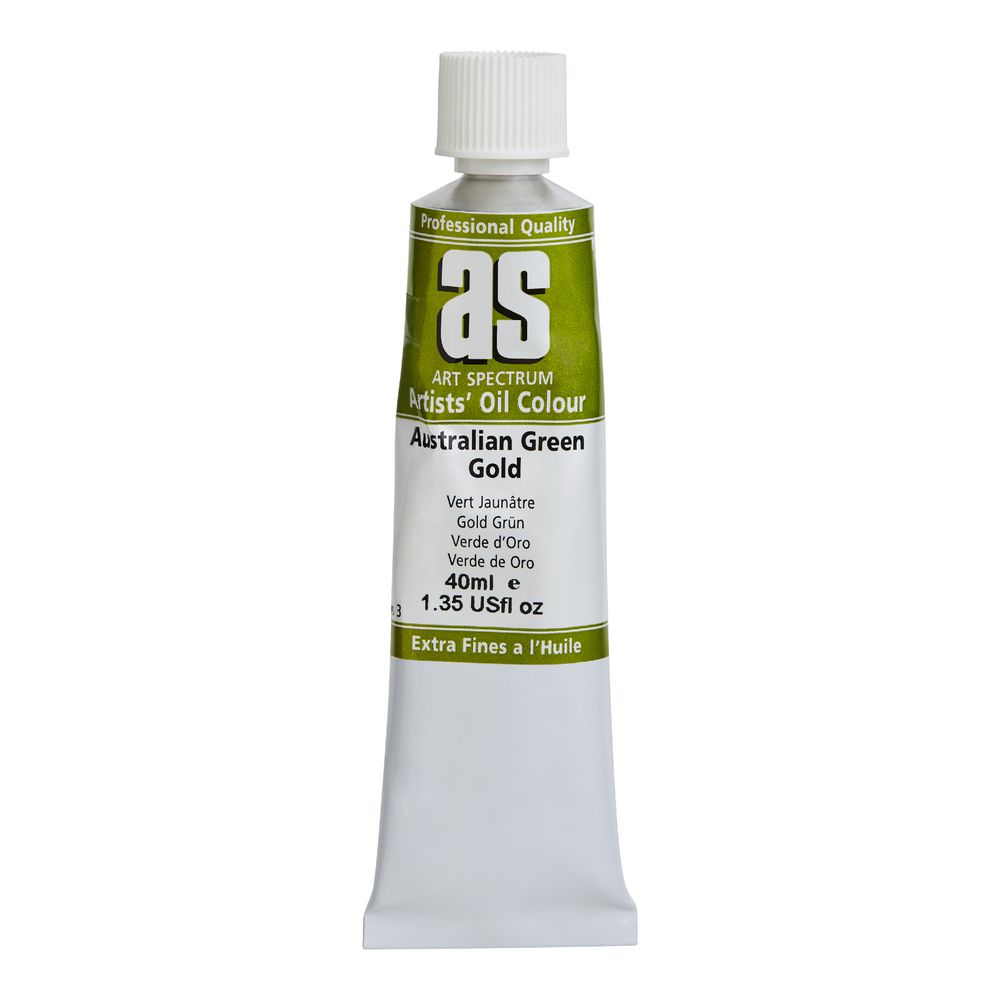 Art Spectrum Oil 40mL Australian Green Gold S3