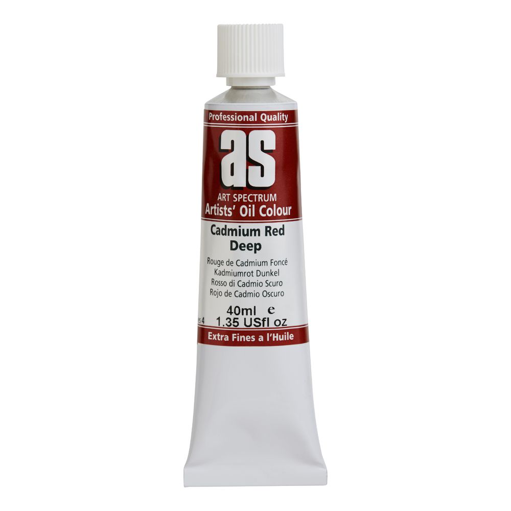 Art Spectrum Oil 40mL Cadmium Red Deep S4