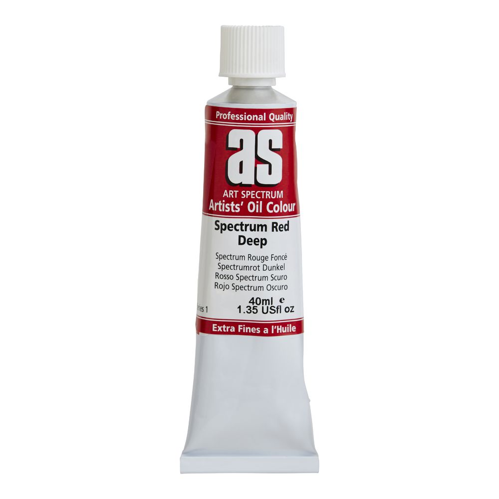 Art Spectrum Oil 40mL Spectrum Red Deep S1