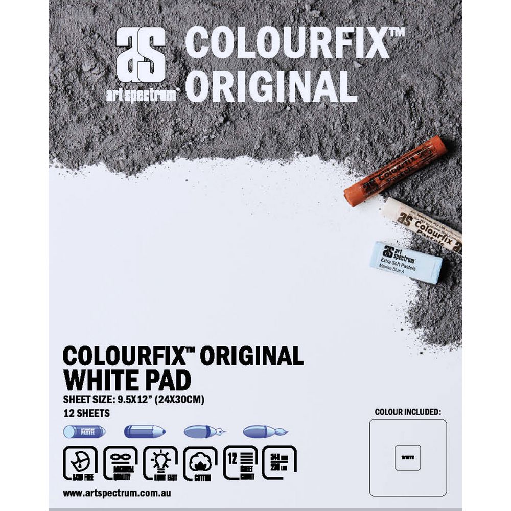 Art Spectrum Colourfix Pad 24 x 30cm Original White