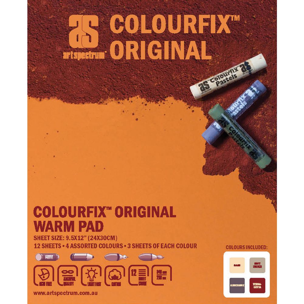 Art Spectrum Colourfix Pad 24 x 30cm Original Warm