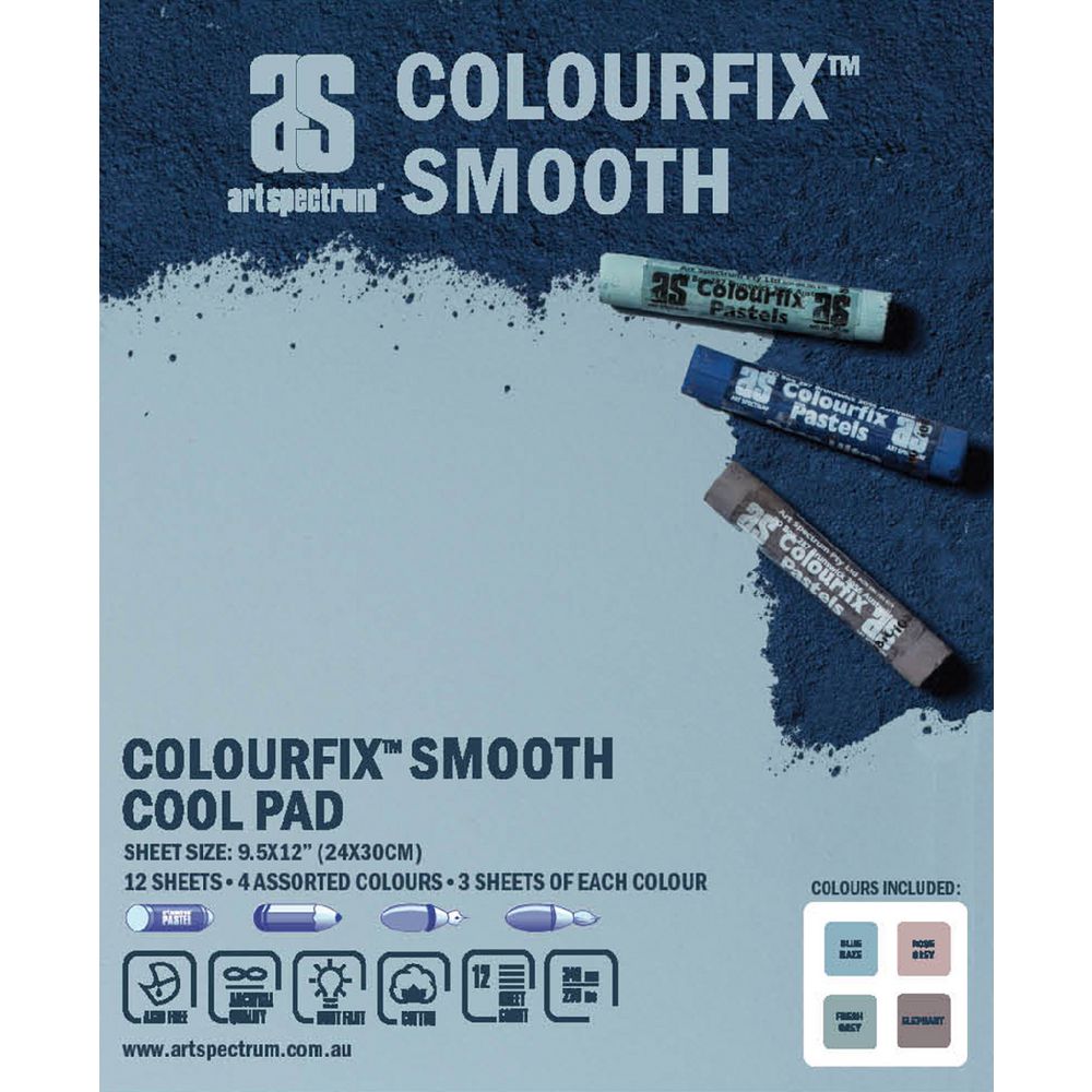 Art Spectrum Colourfix Pad 24 x 30cm Smooth Cool