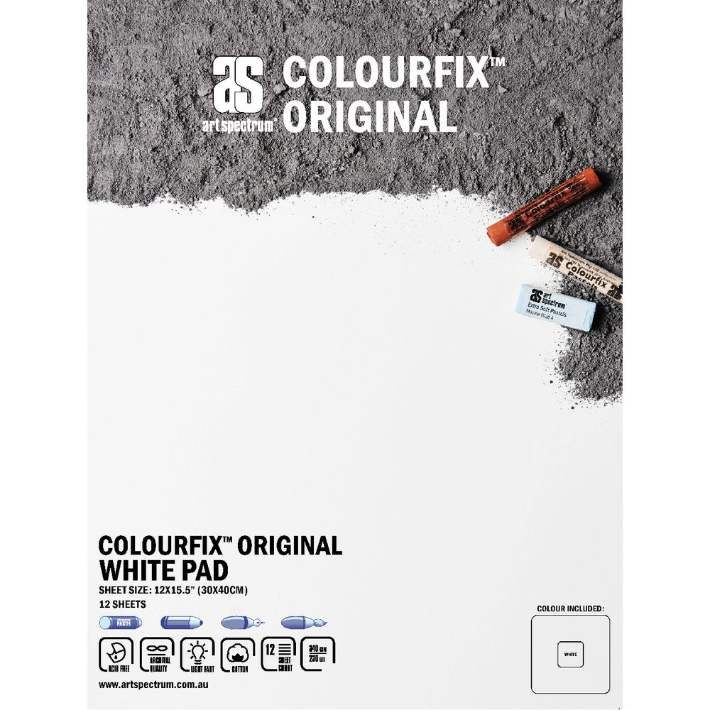 Art Spectrum Colourfix Pad 30 x 40cm Original White