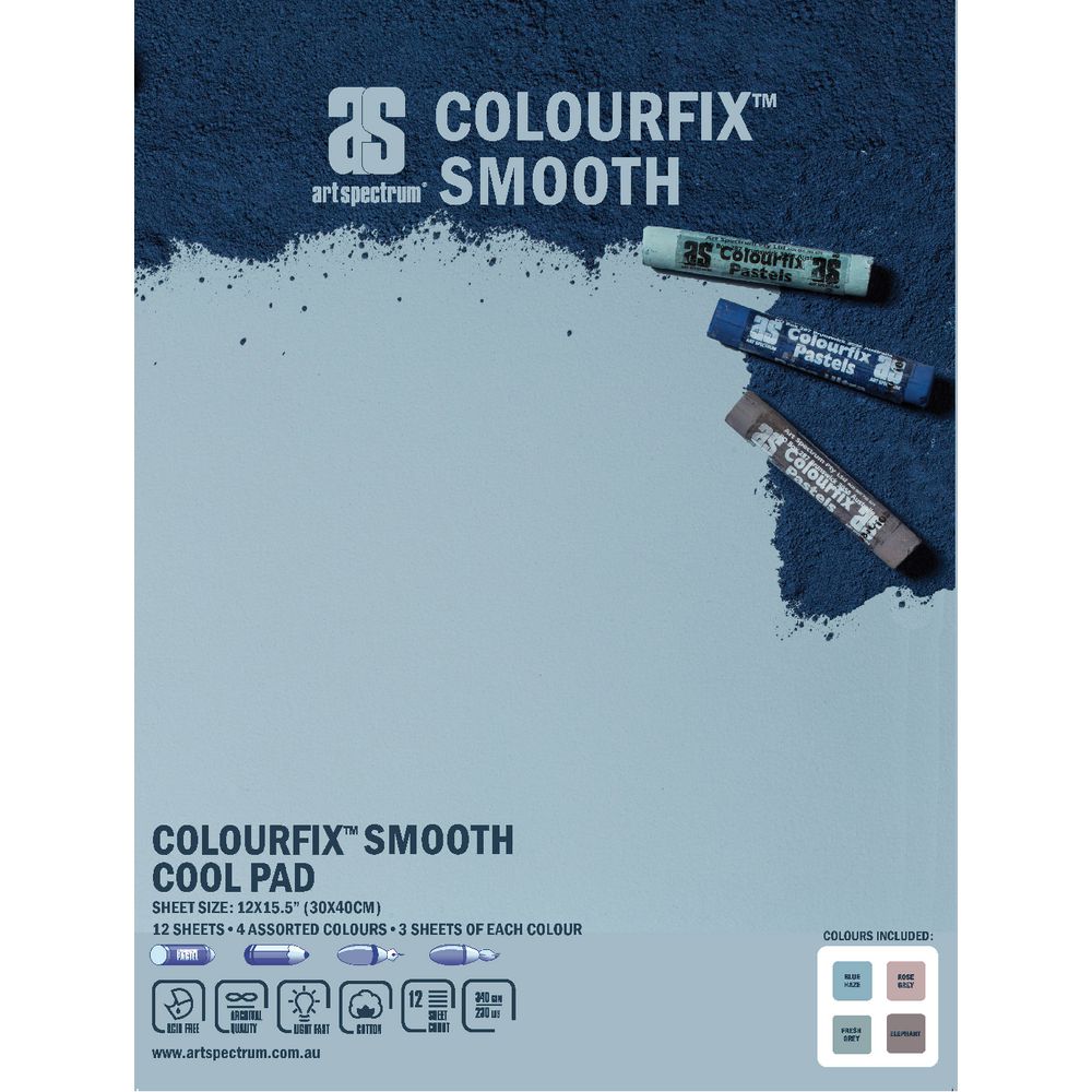 Art Spectrum Colourfix Pad 30 x 40cm Smooth Cool