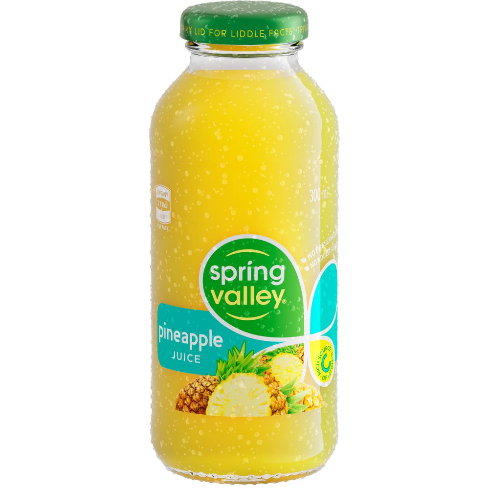 Spring Valley Pineapple Juice 300ml 24 Pack Officeworks