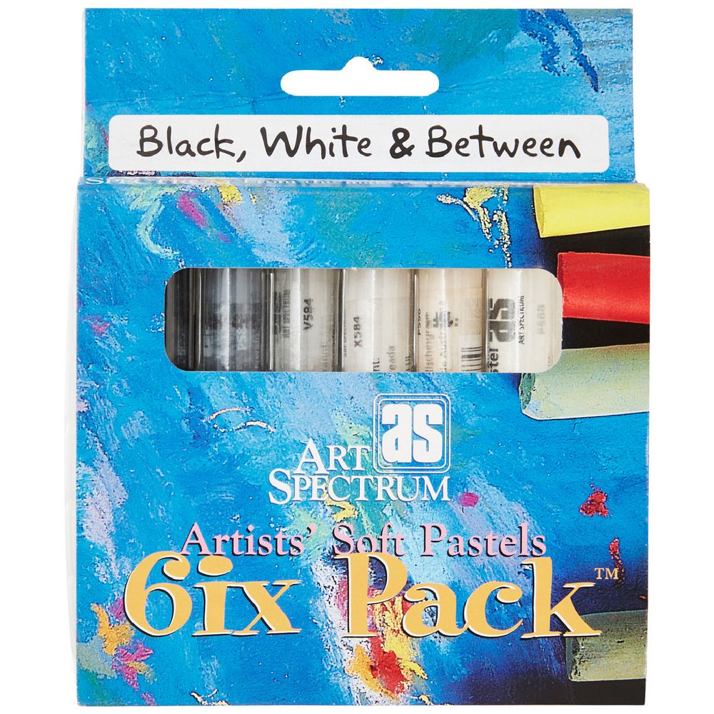 Art Spectrum Pastel Black, White And Between 6 Pack