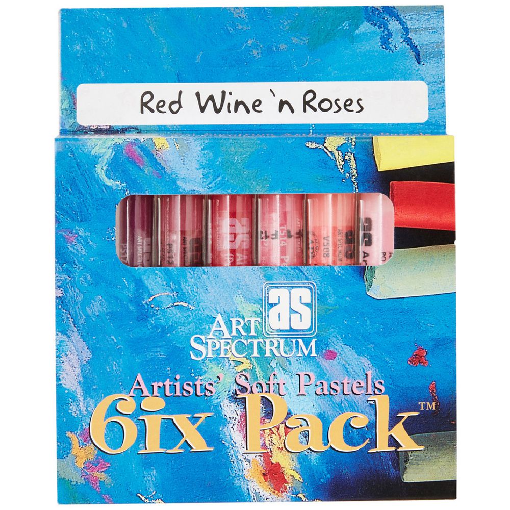 Art Spectrum Pastel Red Wine And Roses 6 Pack