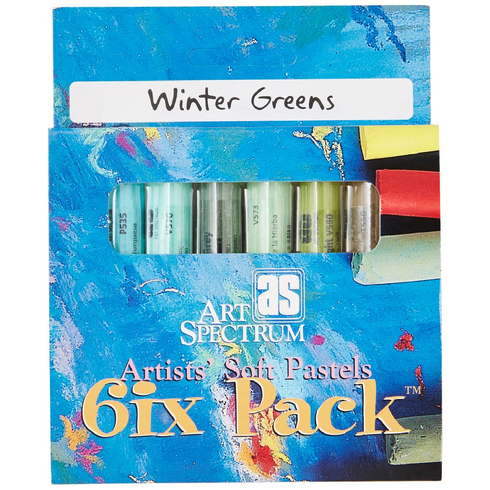 Art Spectrum Pastel Winter Greens 6 Pack