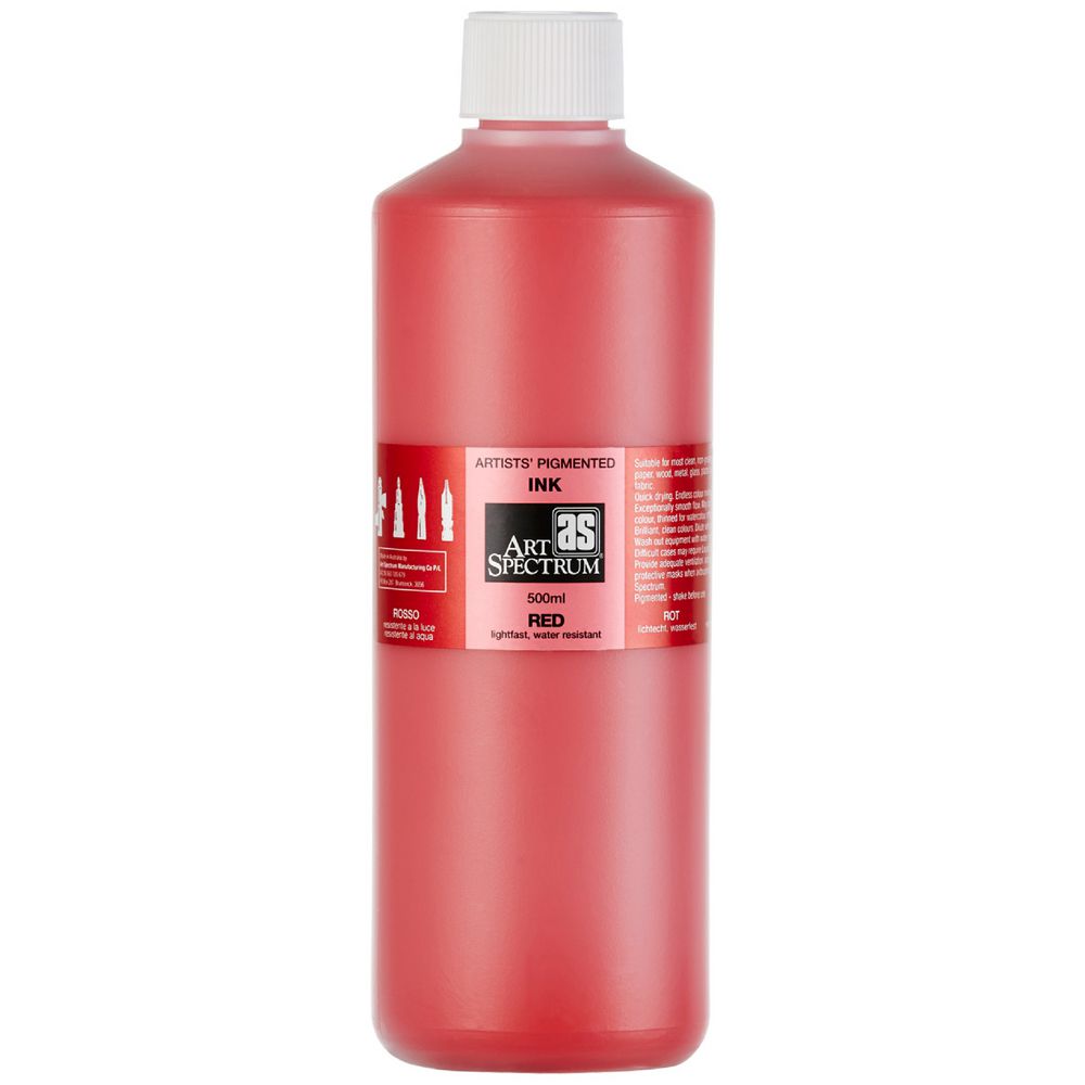 Art Spectrum Pigmented Ink 500mL Red