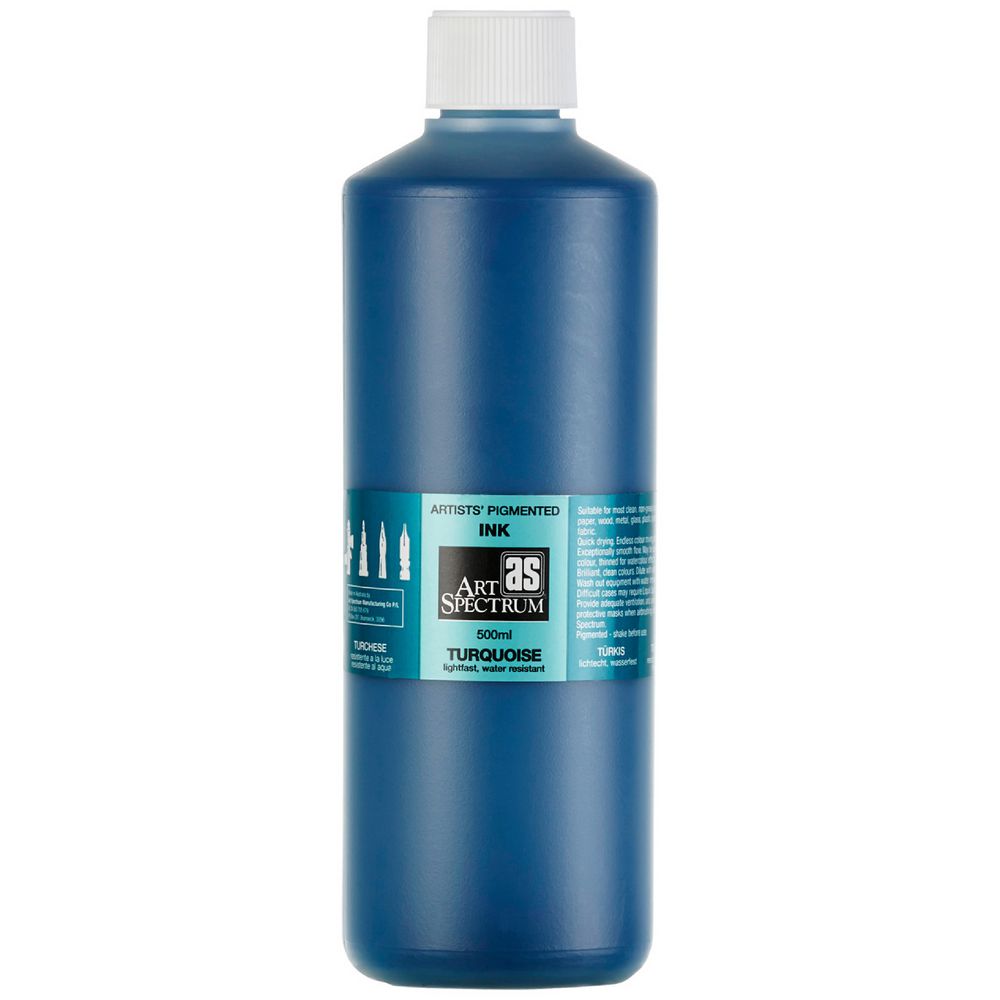 Art Spectrum Pigmented Ink 500mL Turquoise