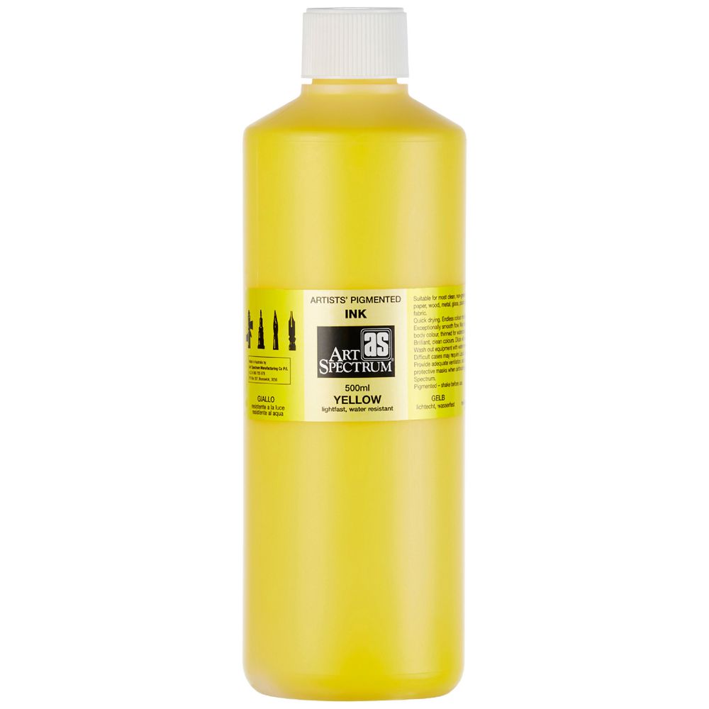 Art Spectrum Pigmented Ink 500mL Yellow